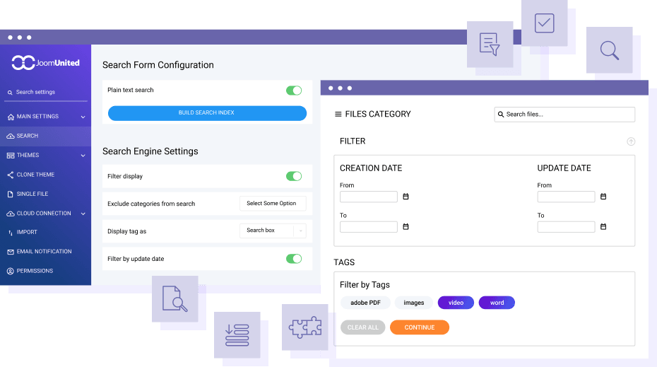 Flexible and Advanced File Search Engine