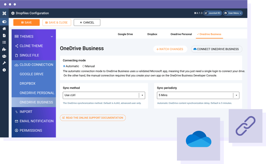 OneDrive-business-joomla-Synchronization