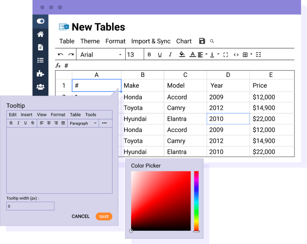 Powerful WordPress Table Plugin