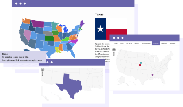 Add Content Over and Next To the Vector Map