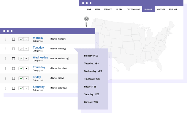 Joomla Custom Fields on Vector Maps