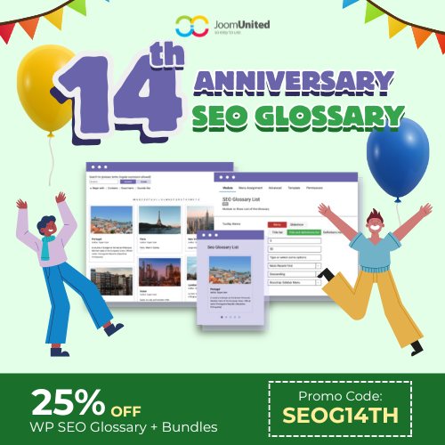 SEO Glossary Anniversary