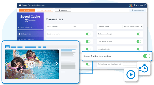 Lazy load your Joomla videos