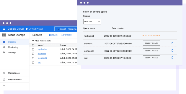 Manage your Google Cloud buckets from your WordPress media library