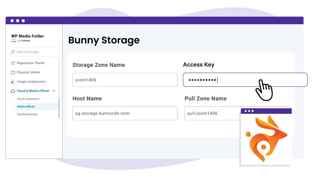 Connect Bunny Storage in a Few Clicks