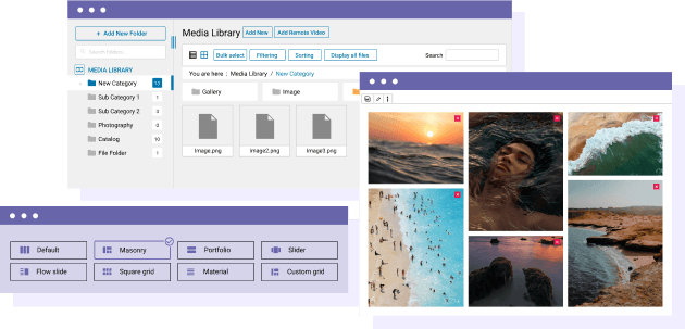 Media Folder for the WordPress Gutenberg Editor