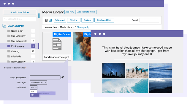 Incorpora PDF dallo spazio DigitalOcean nel contenuto di WordPress