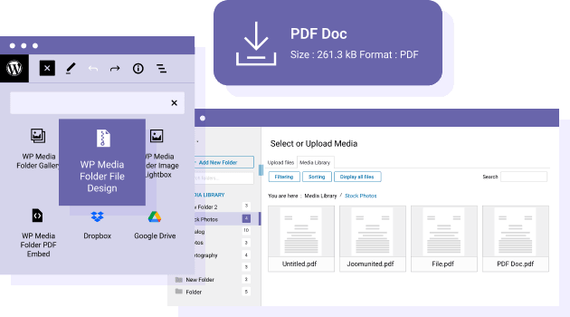 Insert files in your Gutenberg editor