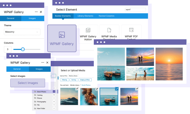 Manage media with folders in Avada image elements