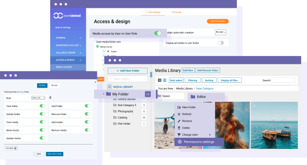 Media access restriction for Divi editors