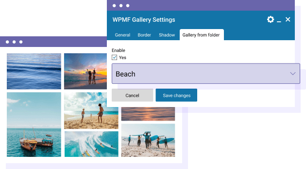 Create media gallery from folder in WPBakery