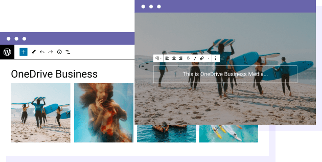 Create WordPress Image Galleries Using OneDrive Business Media