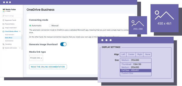 Generate and move media thumbnails to OneDrive Business