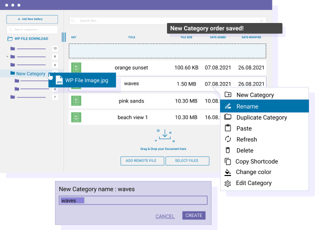 Instant saving of all file modifications