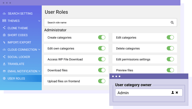 Konfiguracja uprawnień zarządzania plikami
