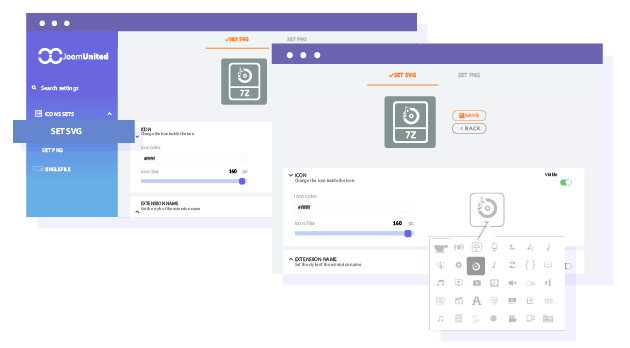 Create your own file type with your own .SVG file icon