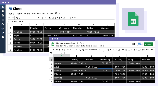 Edit WordPress HTML tables like a Google sheet