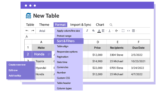 Advanced filtering options for enhanced user interaction on the frontend