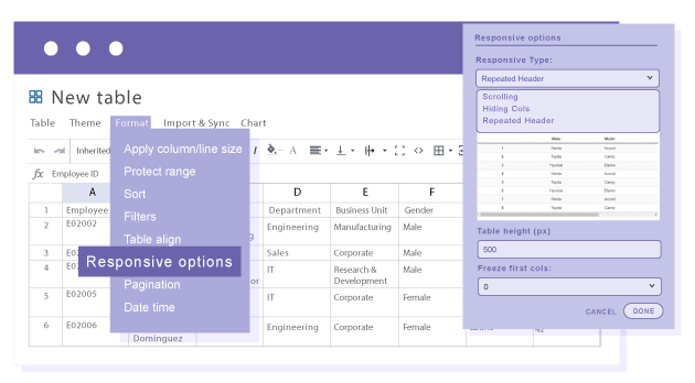 Responsive display for your Gutenberg tables