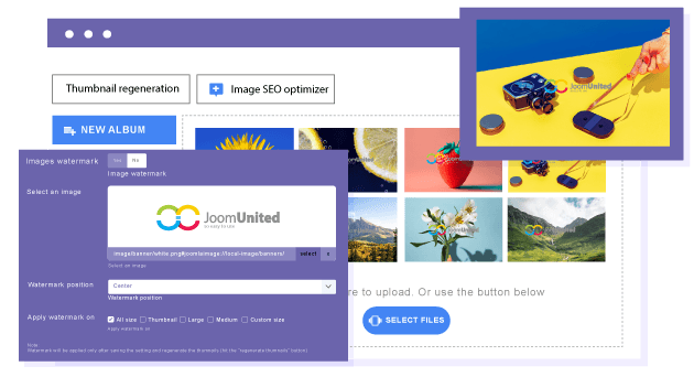 Joomla Image Protection with Watermark