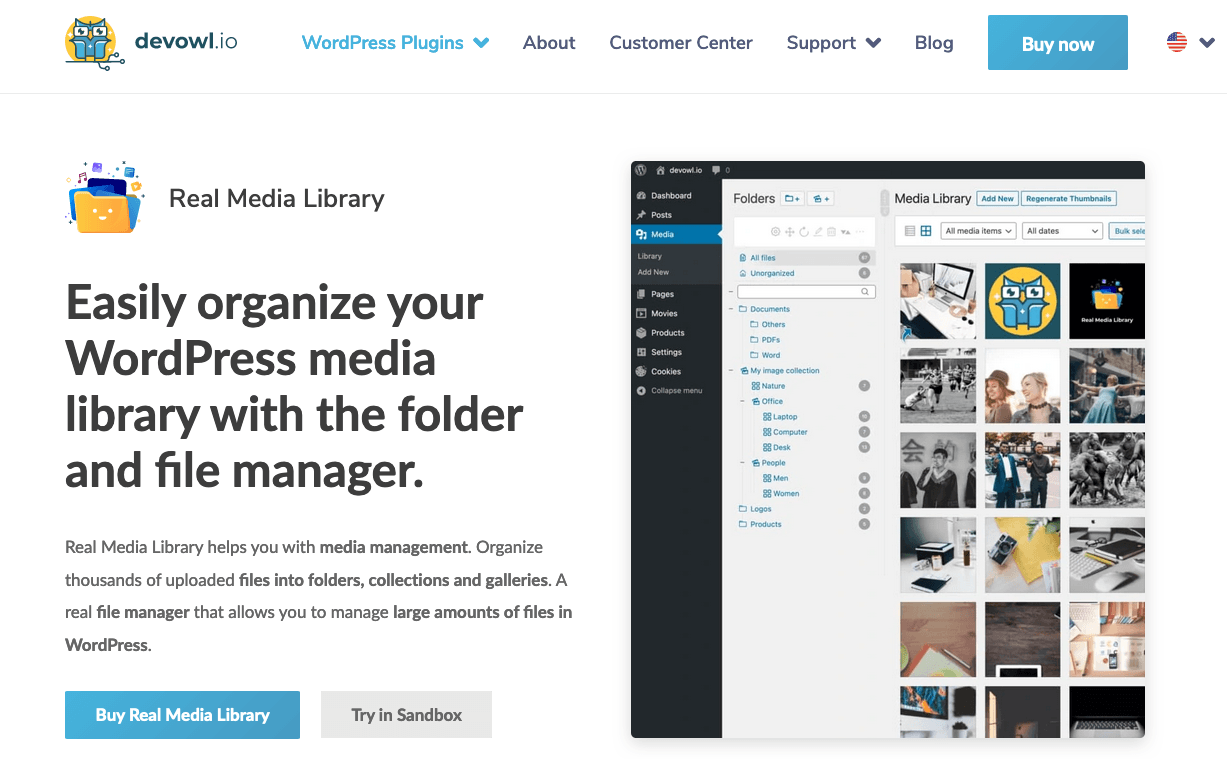 Libreria multimediale reale di WordPress