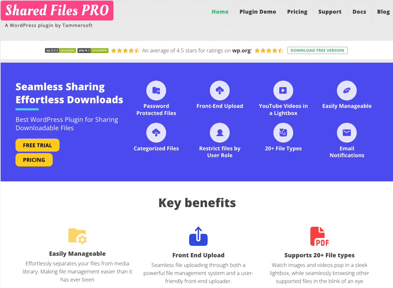Shared Files Download Manager Plugin