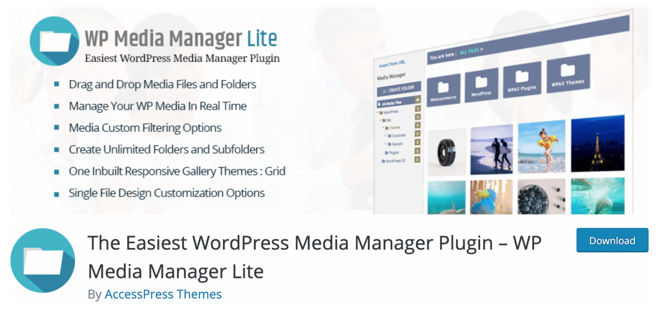 Плагін WP Media Manager