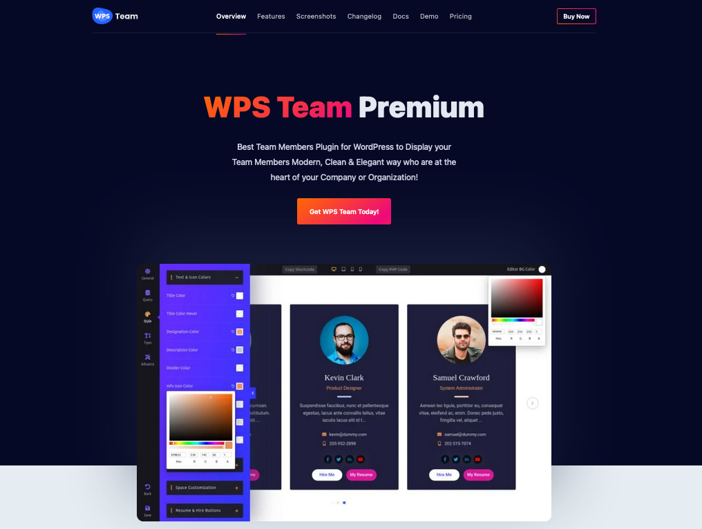 Best WordPress Team Plugin