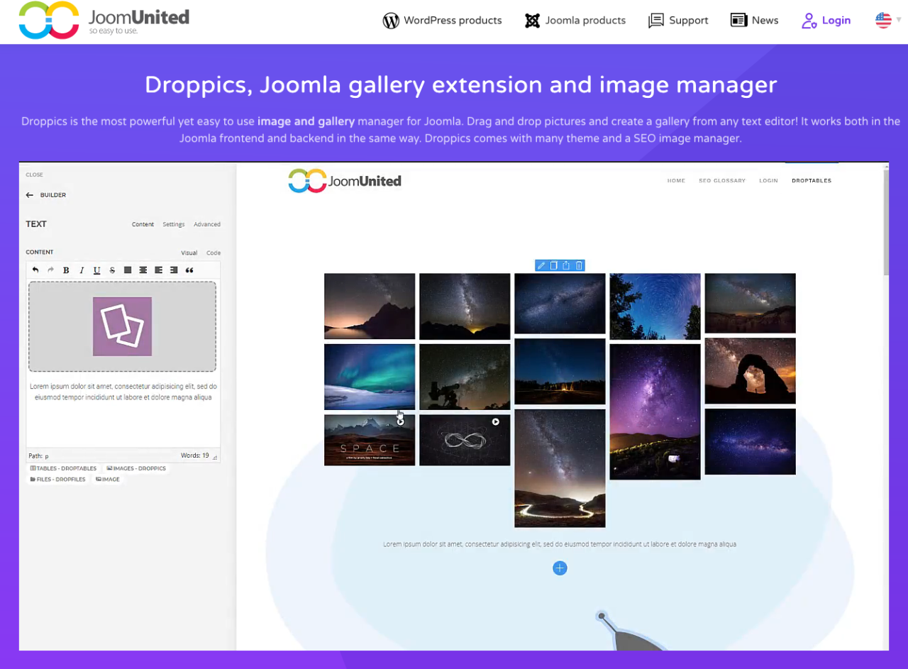 Droppics Best Joomla Slideshow Extension