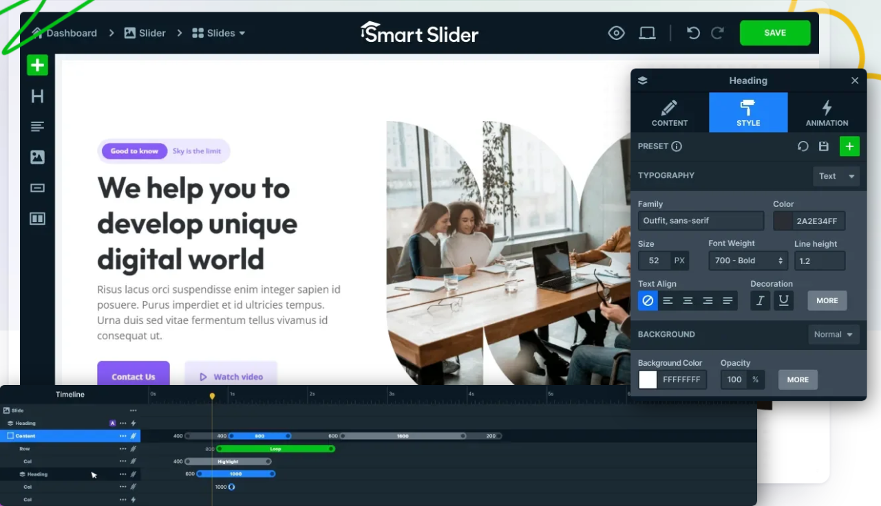 Smart Slider Joomla Extension