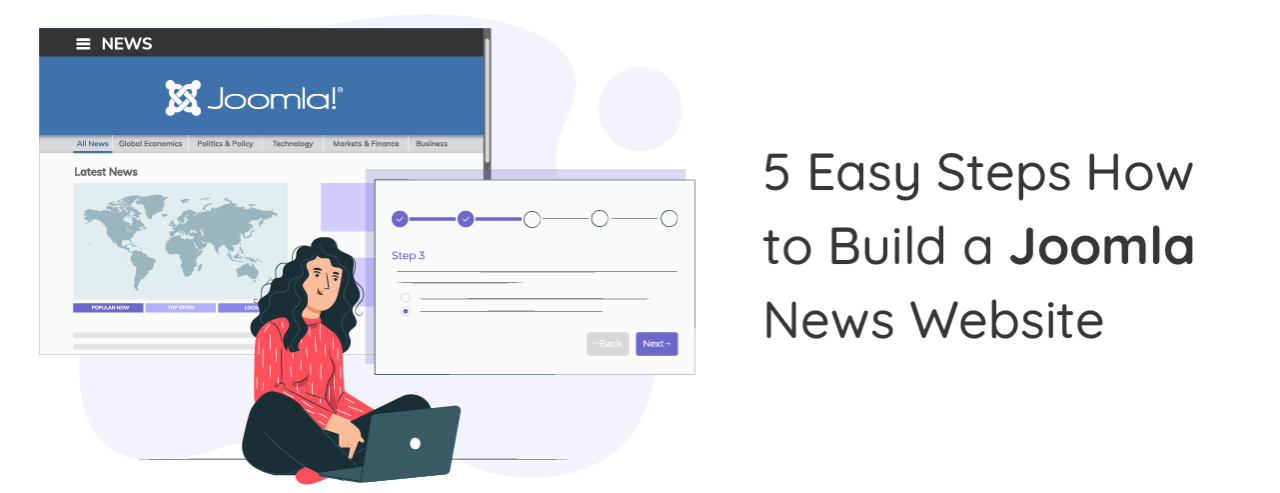 5 etapas fáceis para construir um site de notícias Joomla