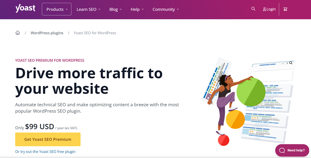 Yoast SEO — лучшие плагины WordPress для вашего сайта WordPress 