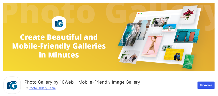 Galerie de photos par 10web – 15+ meilleurs plugins de galerie de photos WordPress