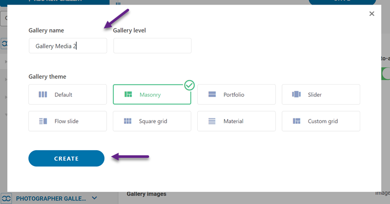 Tambahkan Nama Galeri - Cara Menambahkan Keterangan Gambar WordPress