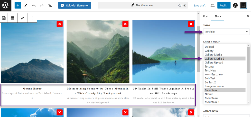 Galeri WordPress - Cara Menambahkan Keterangan Gambar WordPress