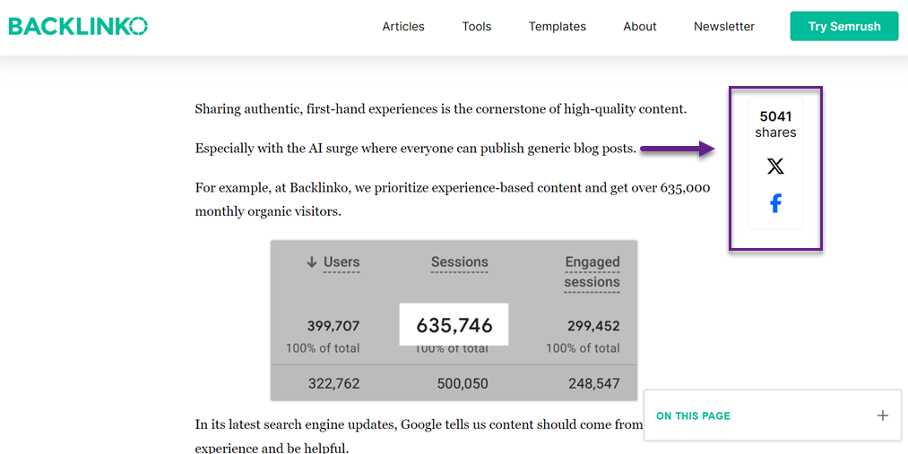 Boutons de partage – Comment augmenter le trafic de votre blog