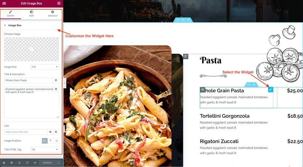 Adicionando página de menu – Como construir um site de restaurante em WordPress