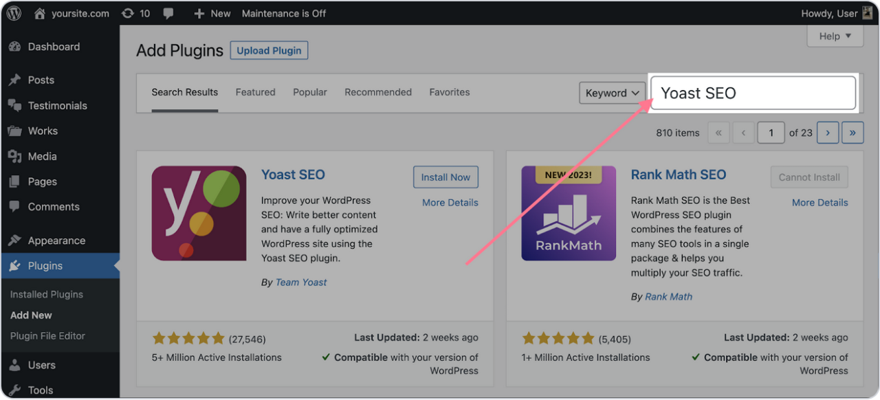 Plugin SEO Yoast