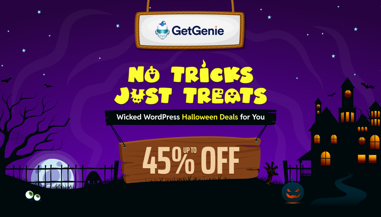 Ưu đãi Halloween của GetGenie AI 2024