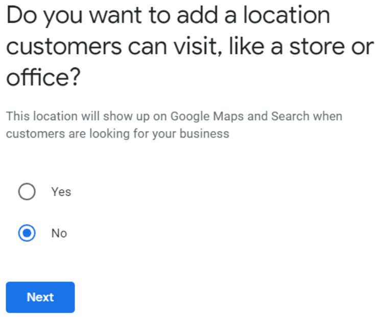 เพิ่มสถานที่ตั้งและพื้นที่ให้บริการใน Google Business Profile