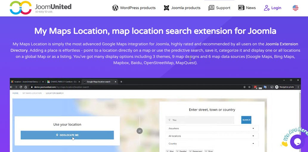 My Maps Location - Ekstensi Peta Joomla untuk Menampilkan Lokasi dengan Mudah