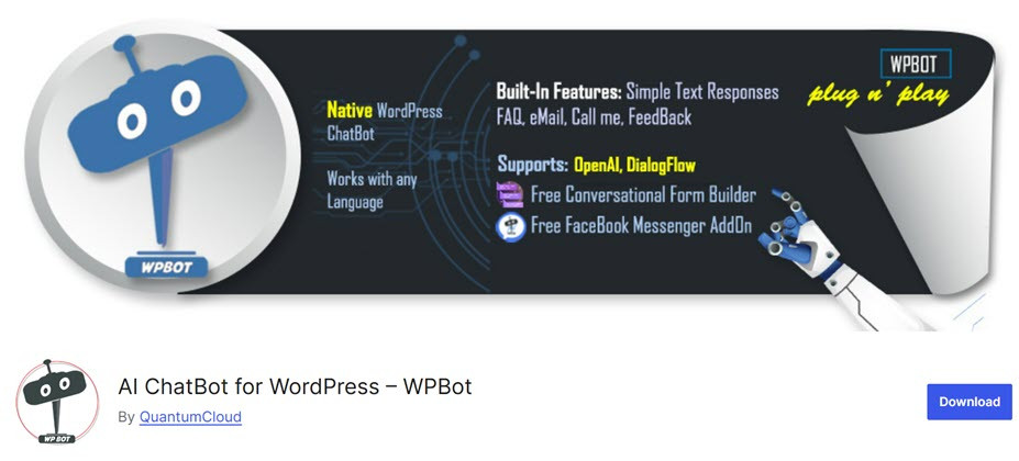 WPBOT - Как использовать CHATGPT для базы знаний в WordPress