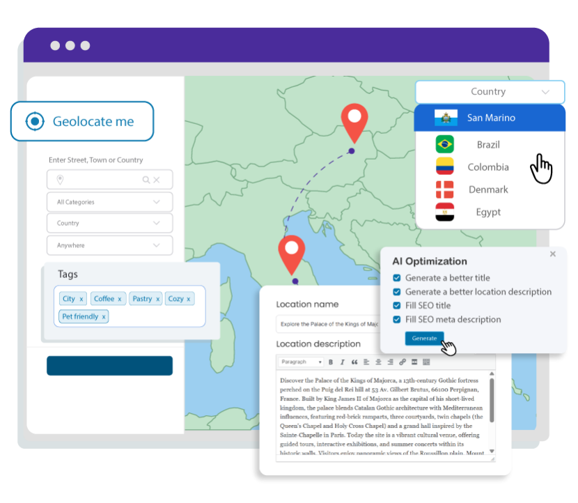 WP Location Finder, Help your customers find you faster with smart location search