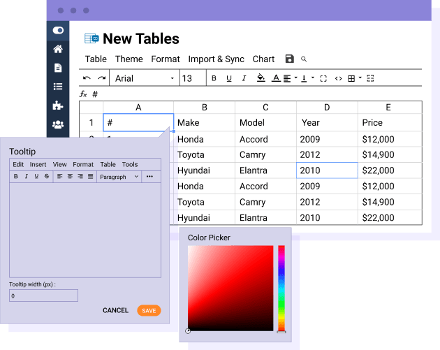 Potente complemento de tabla de WordPress