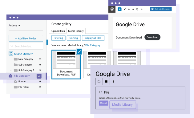 Embed PDF from Google Drive files In WordPress content