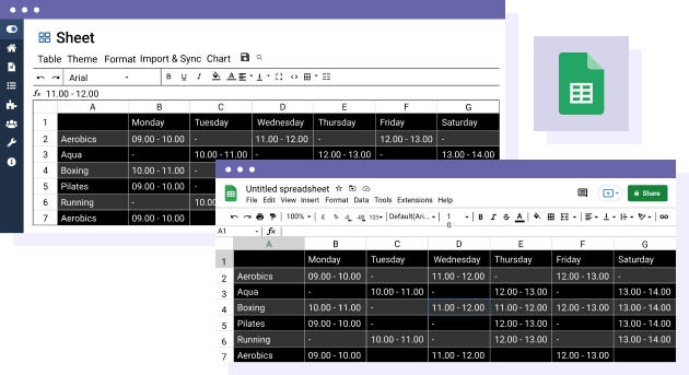 Edit WordPress HTML tables like a Google sheet