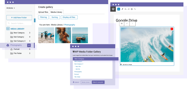 Intégrer Google Drive Media dans le contenu WordPress