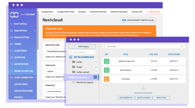 Akses Langsung ke File Nextcloud dari WordPress