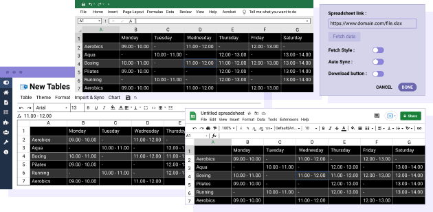 Joomla-synkronisering med Google Sheets